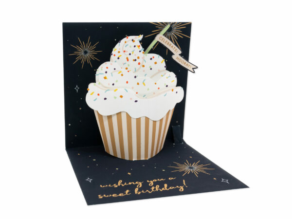 Vanilla CupCake Pop-Up Card