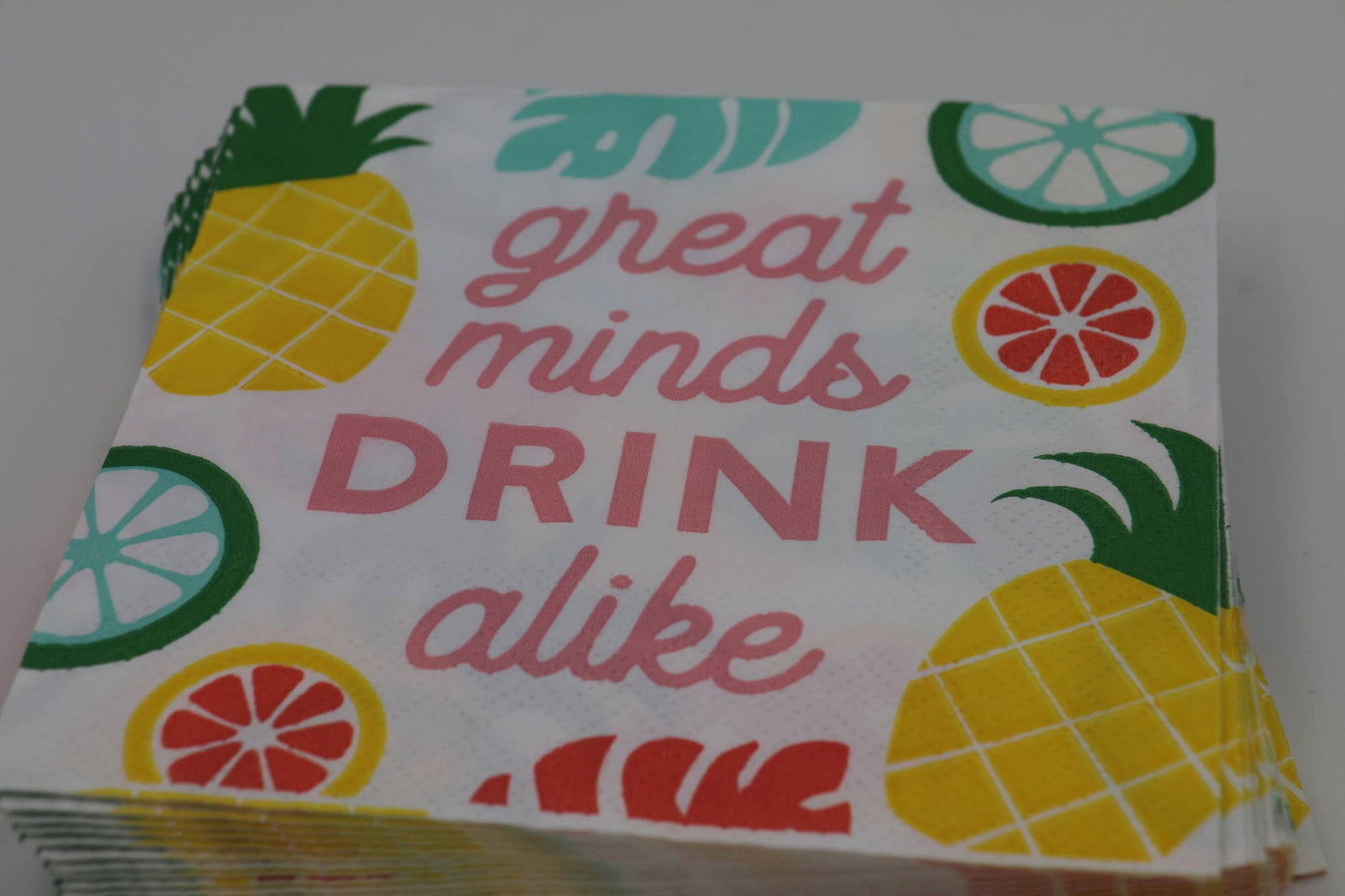 Great Minds Drink Alike Cocktail Napkins - 20ct