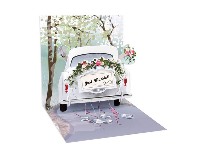 Wedding Car Pop-Up Card
