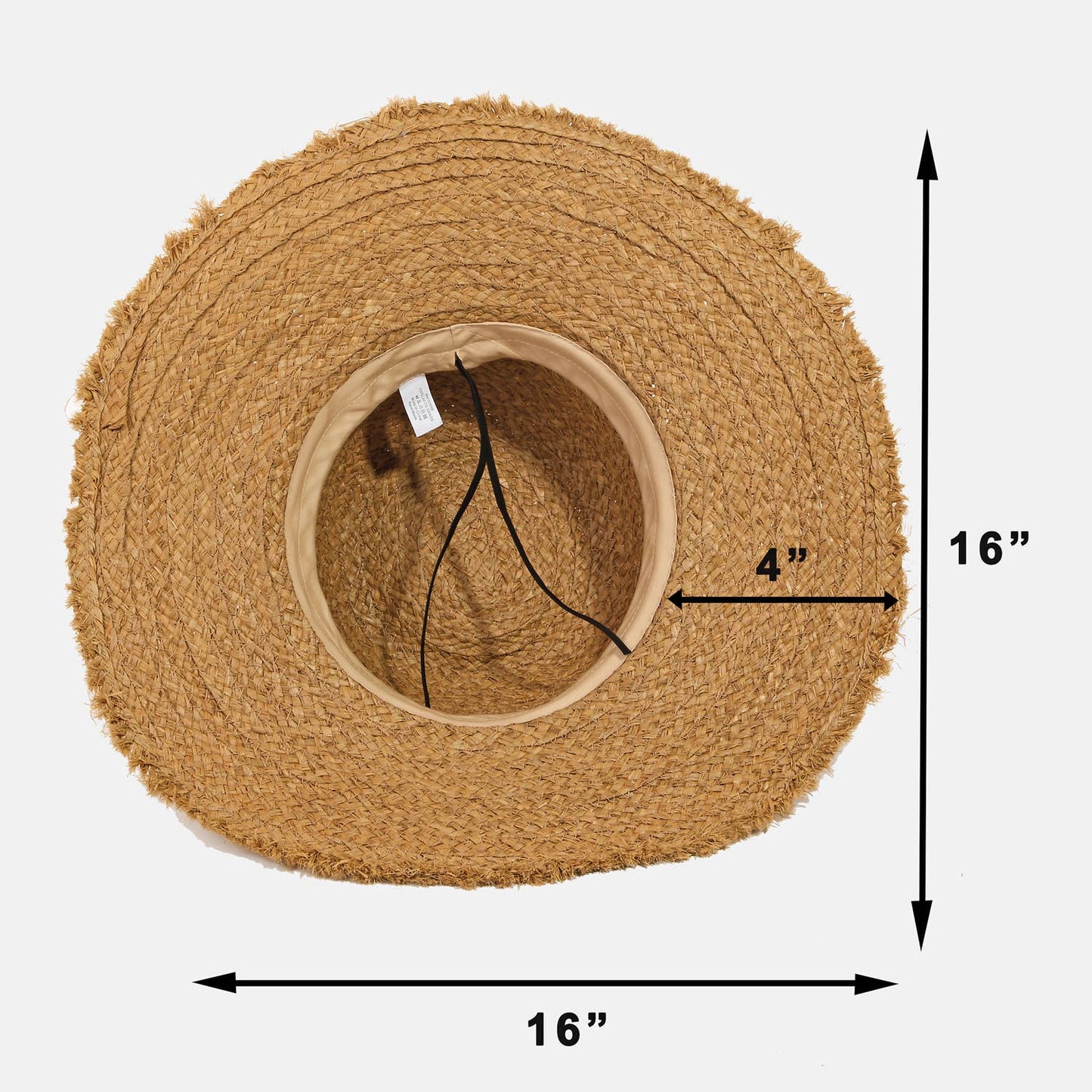 Straw Fringe Summer Hat: TA