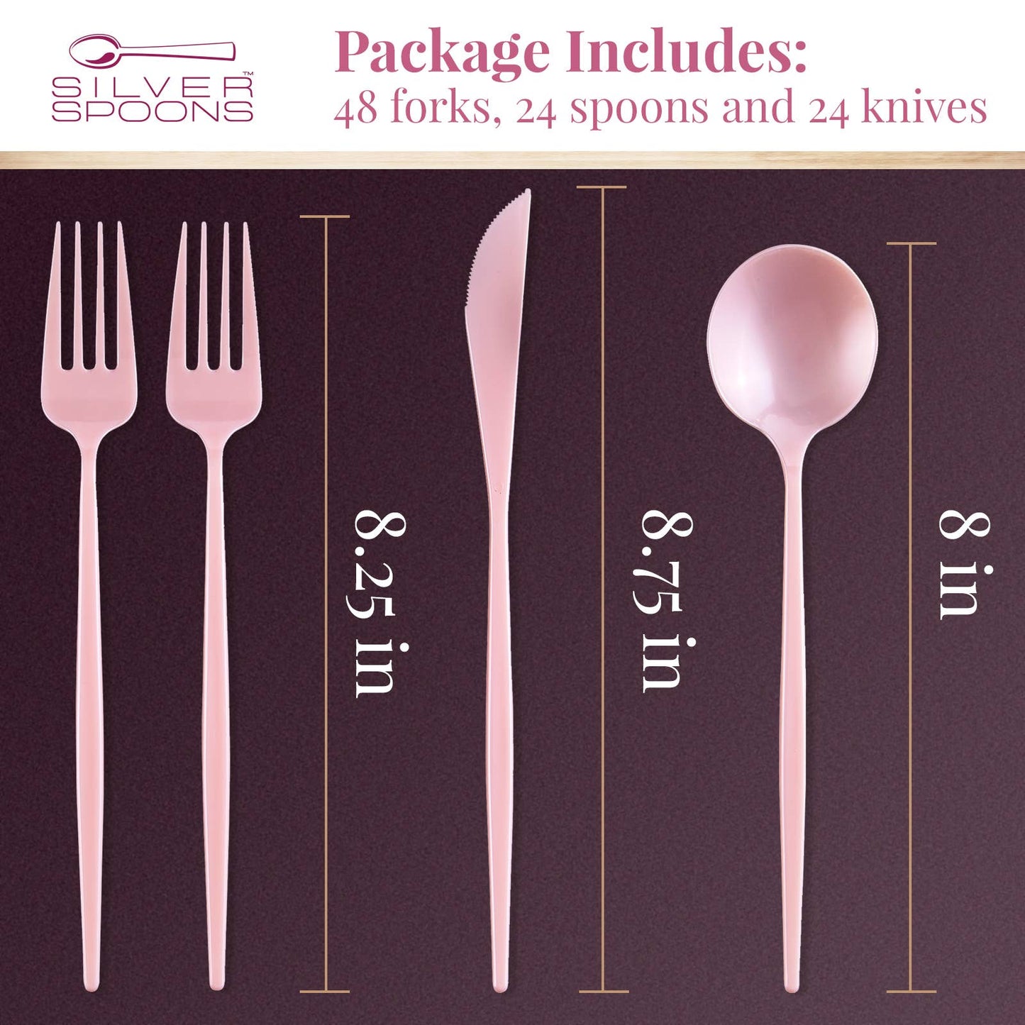 Blush Flatware Set (96 Pc)