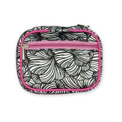 Wellness Keeper Zippered Pill & Vitamin Case Open Stock: Coral Run
