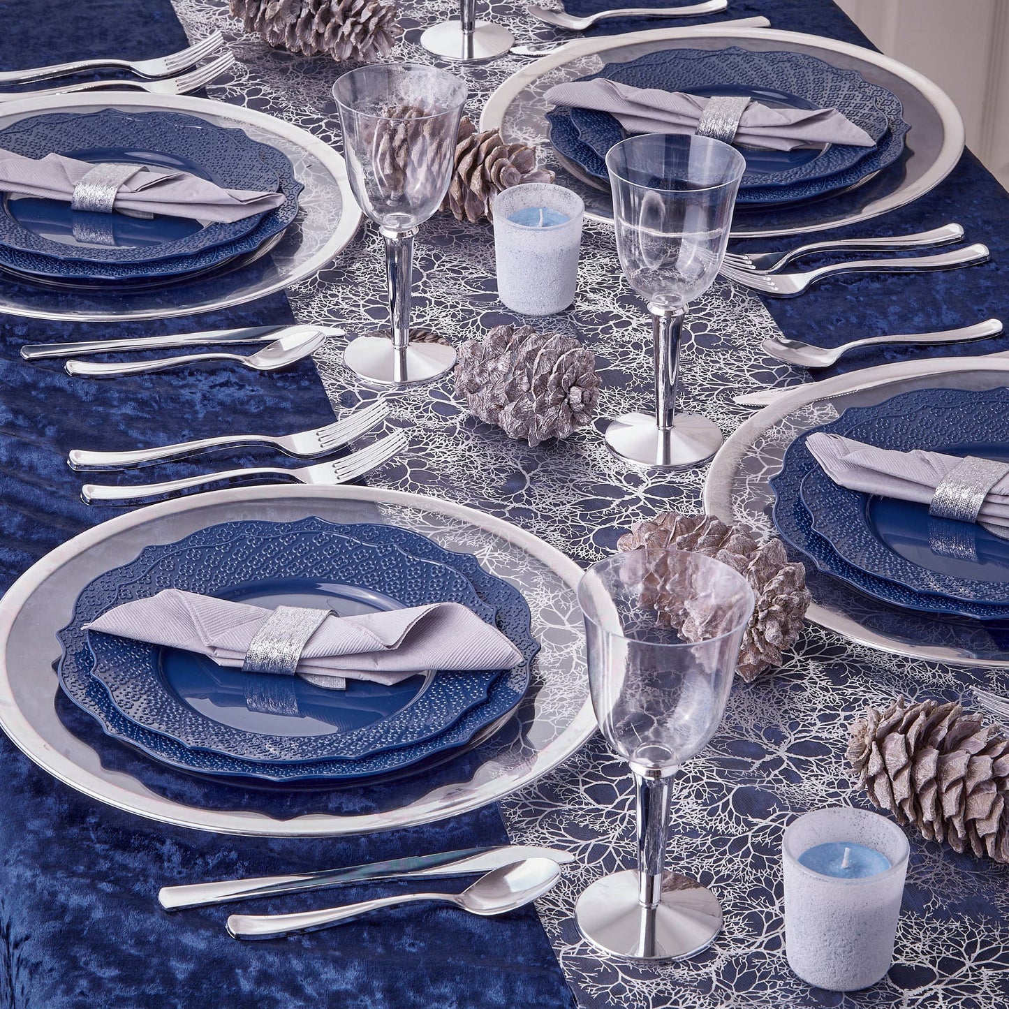 Blue Plates: Salad Plates
