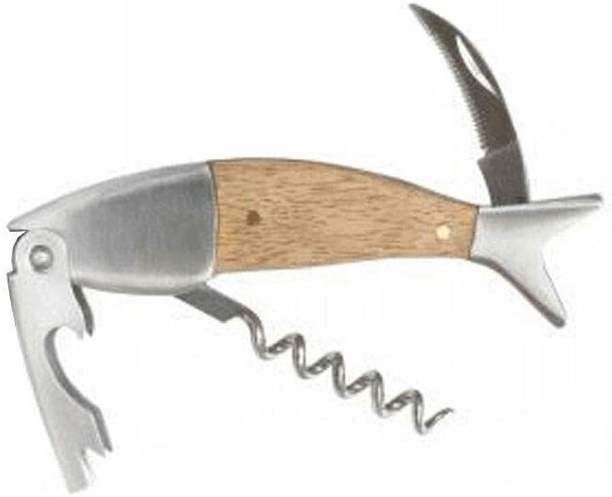 Fish Cork Screw Bottle Opener