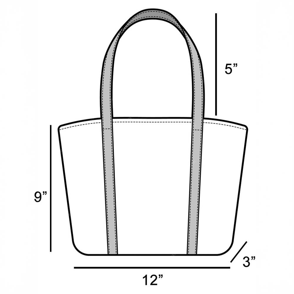 Open Circle Weave Straw Tote Bag With Wood Handle: IV
