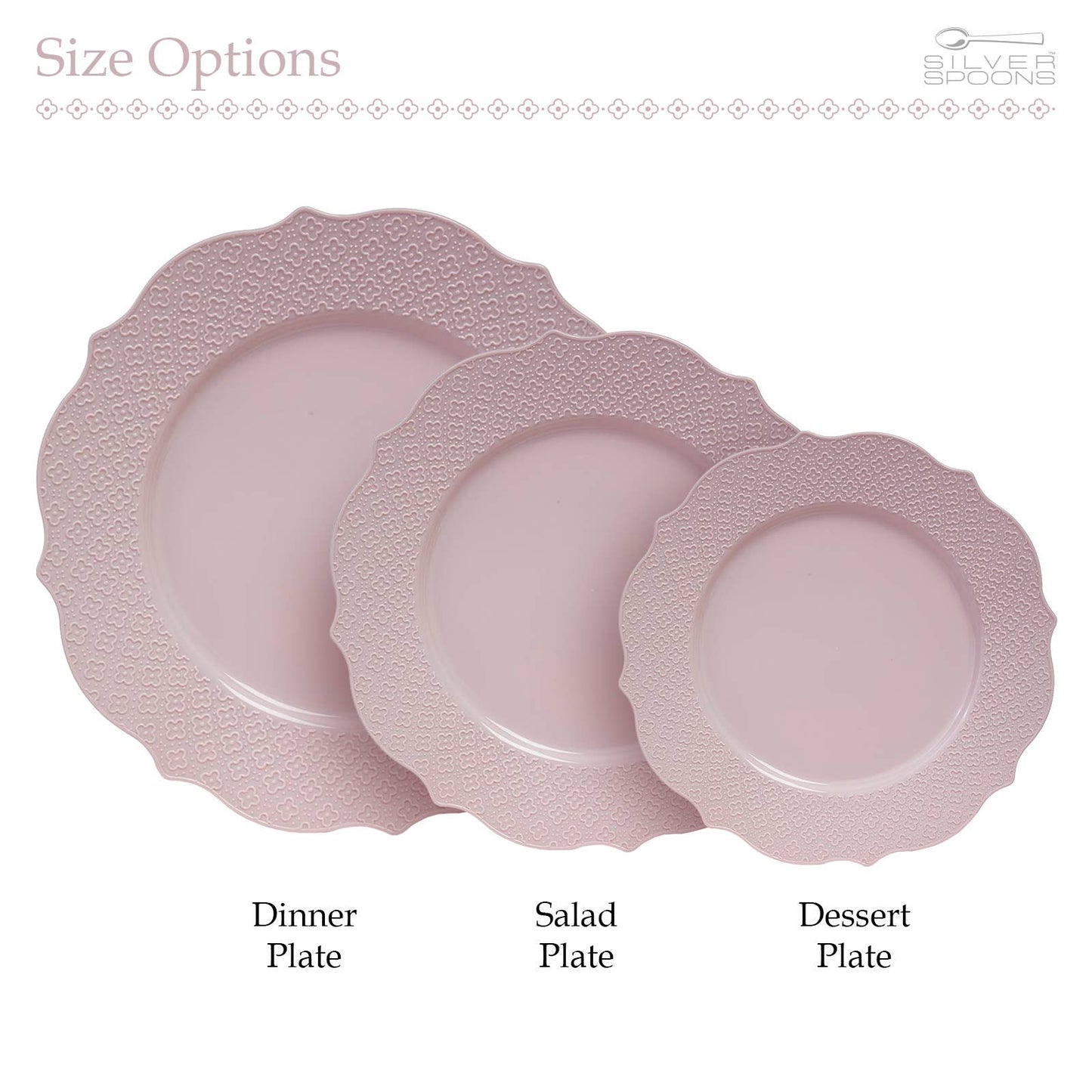 Pink Dessert Plates