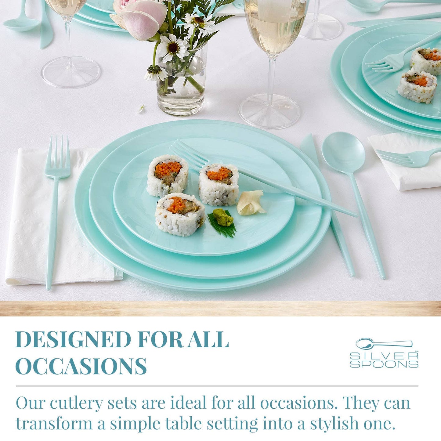 Mint Flatware Set (96 Pc)