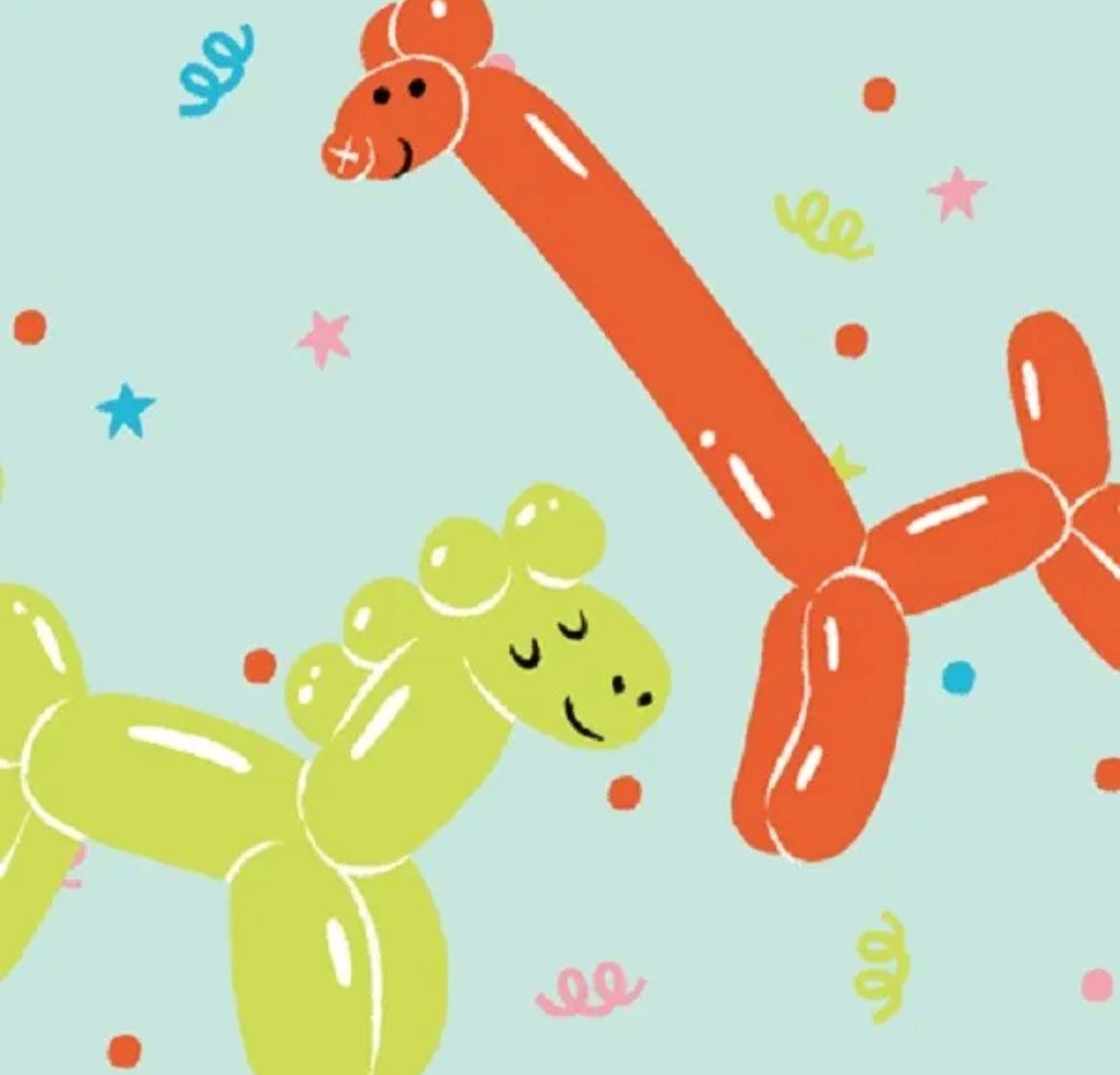 Animal Balloons Pop-Up Card