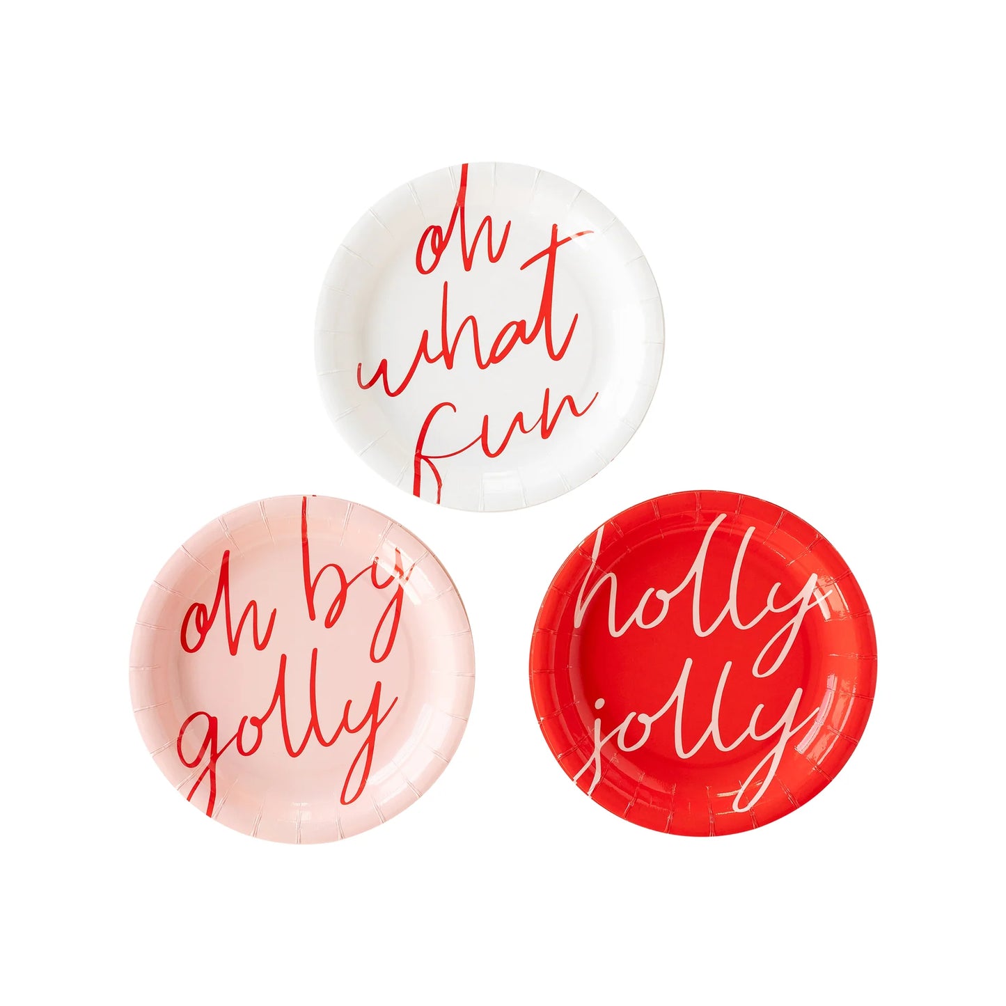 7" Holly Jolly Plate-S/8