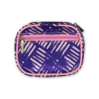 Wellness Keeper Zippered Pill & Vitamin Case Open Stock: Coral Run