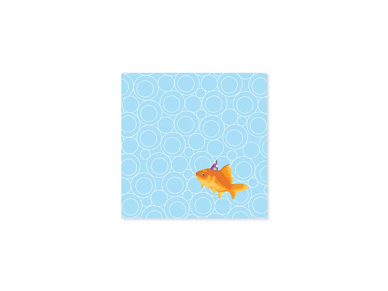 Goldfish Birthday Mini Pop-Up Card