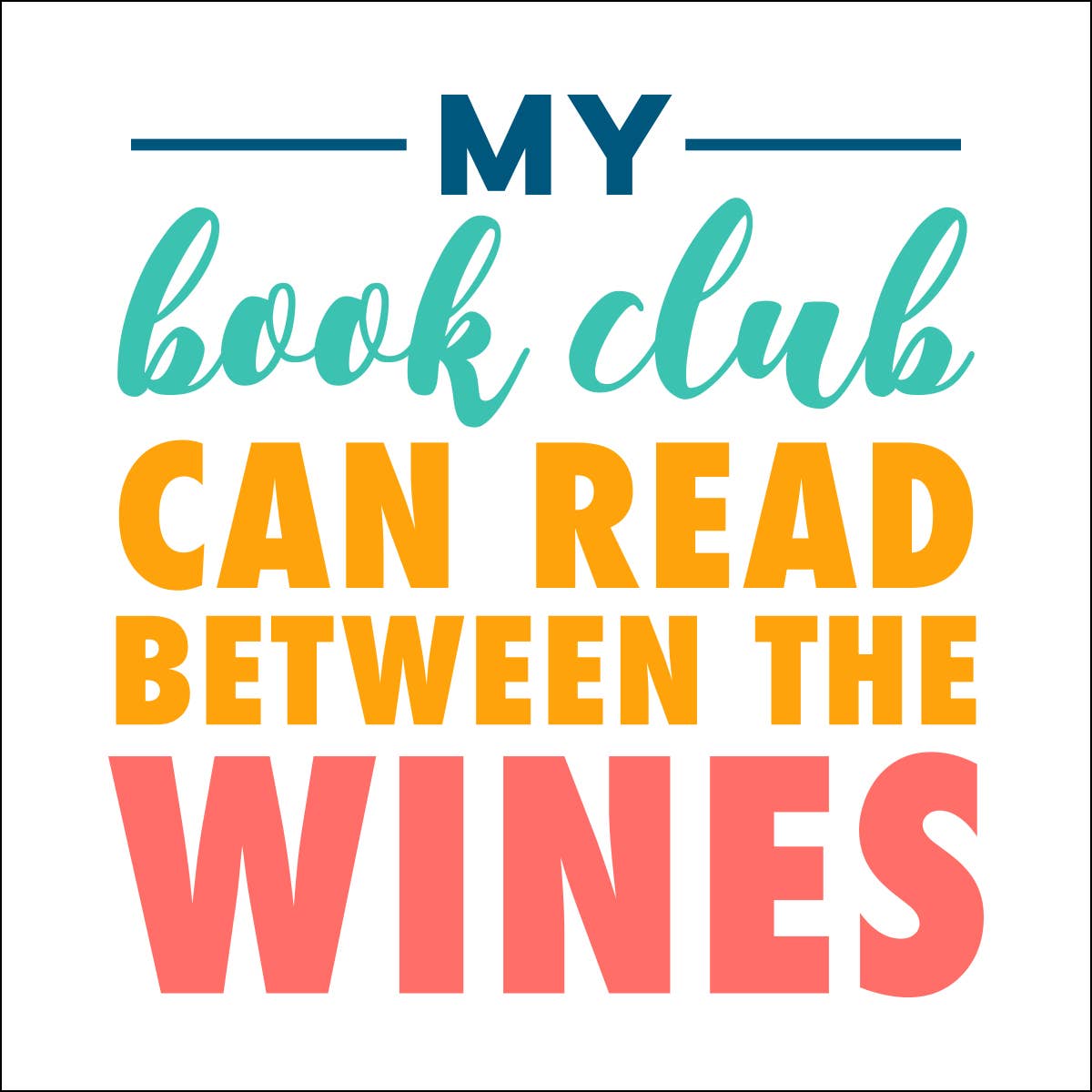 Book Club | Between The Wines Cocktail Napkins - 20ct
