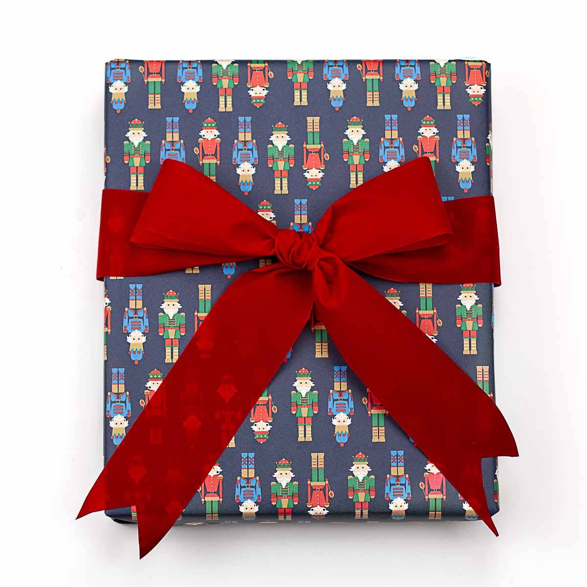 Nutcracker March Paper Gift Wrap Navy/Multi 30x120