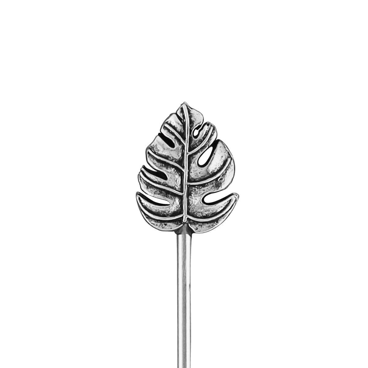 4-Piece Monstera Swizzle Stick