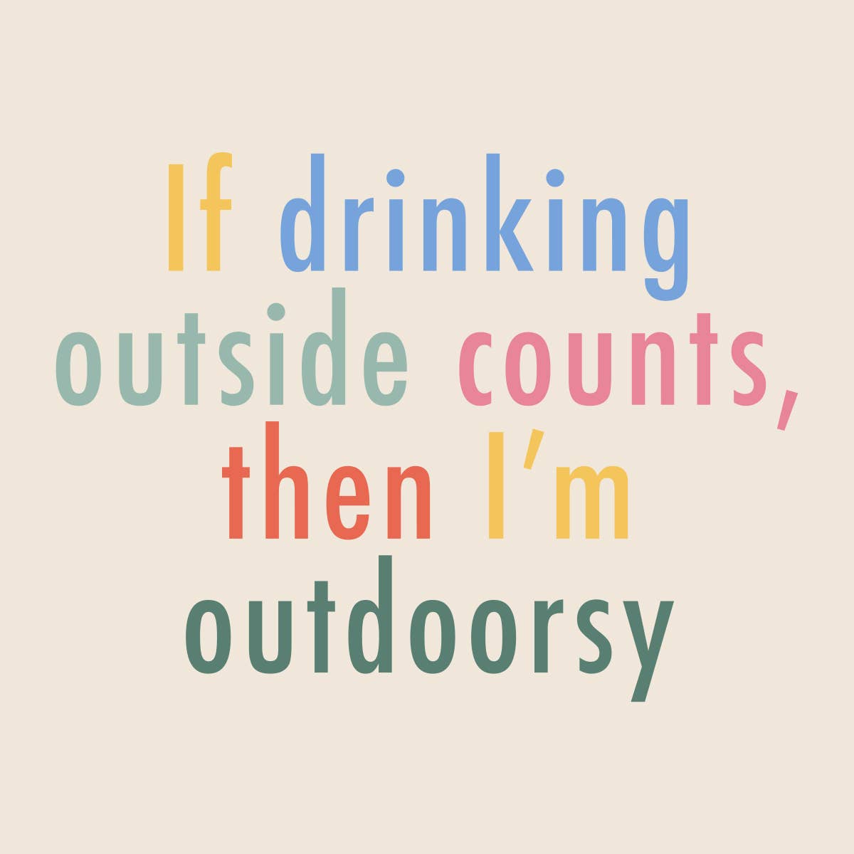 I'm Outdoorsy - 20ct
