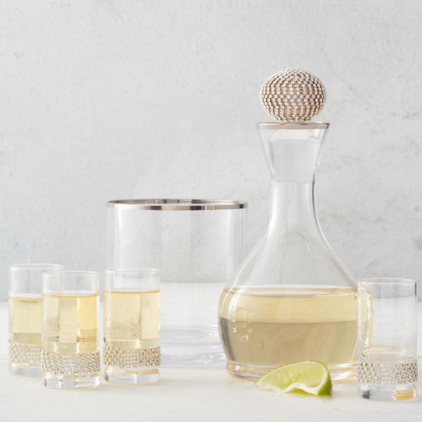 Stackable Decanter & Shot Glass Set