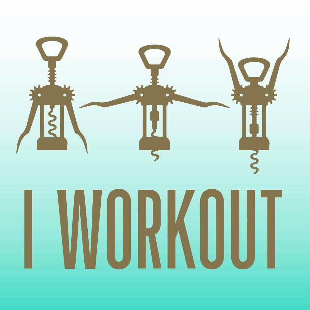 I Workout Cocktail Napkins - 20 ct
