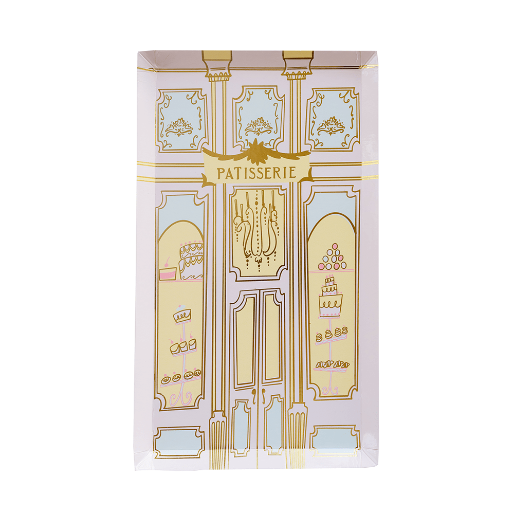 Let Them Eat Cake Large "Patisserie" Plates - 8 Pk.