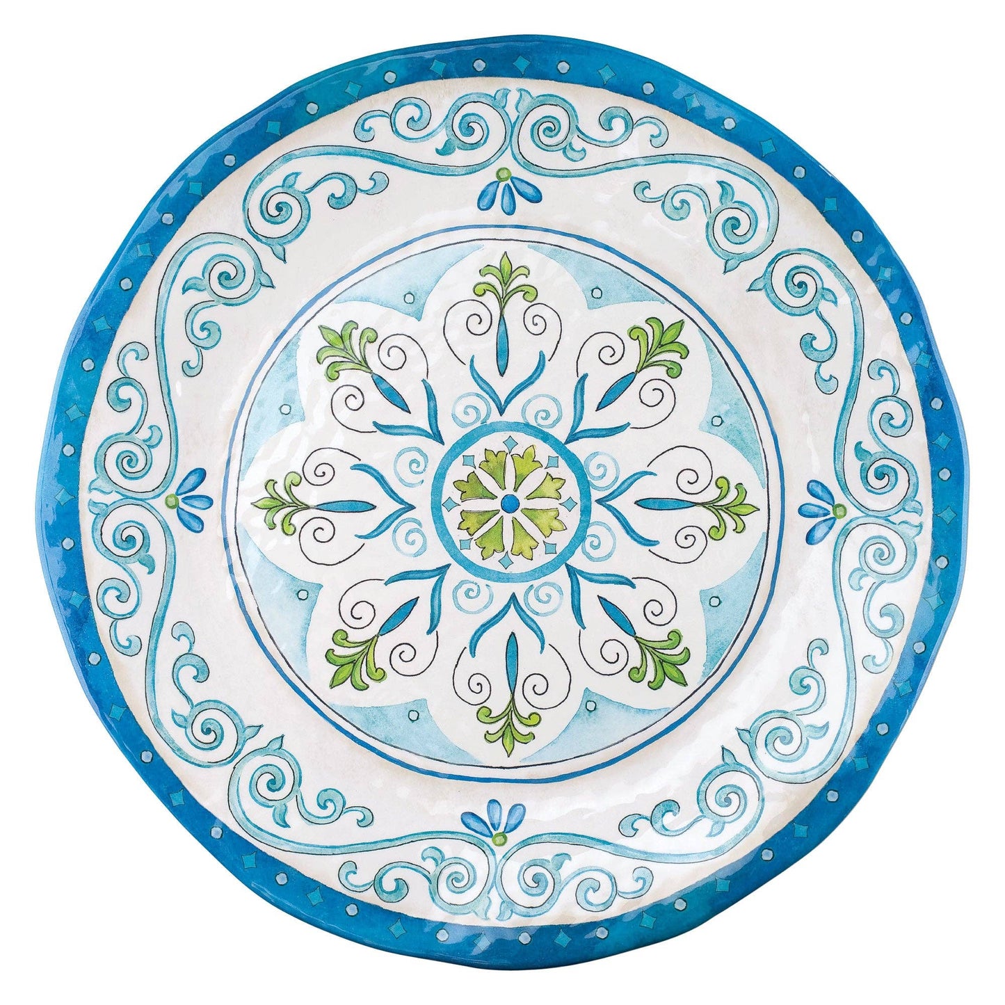 Jewel Medallion 19" Melamine Platter