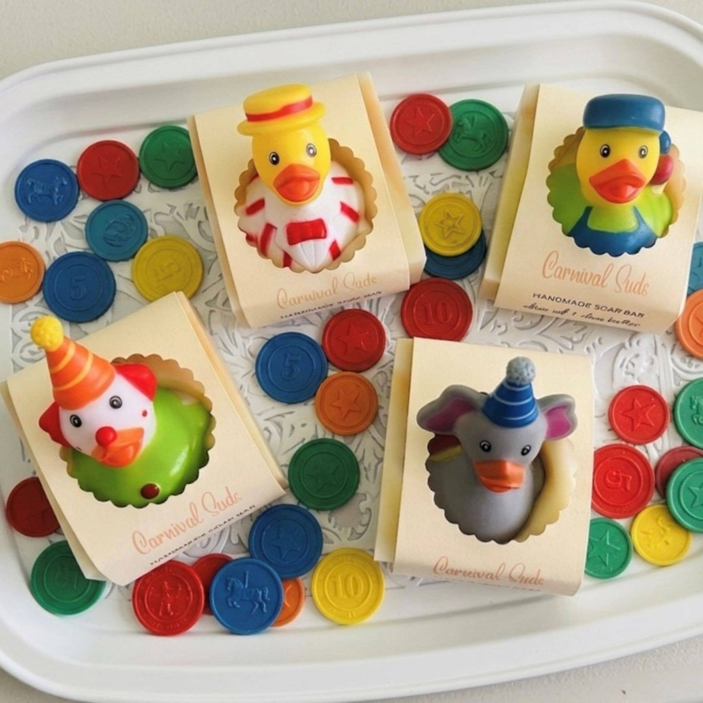 Carnival Suds Handmade Novelty Soap Bar VEGAN