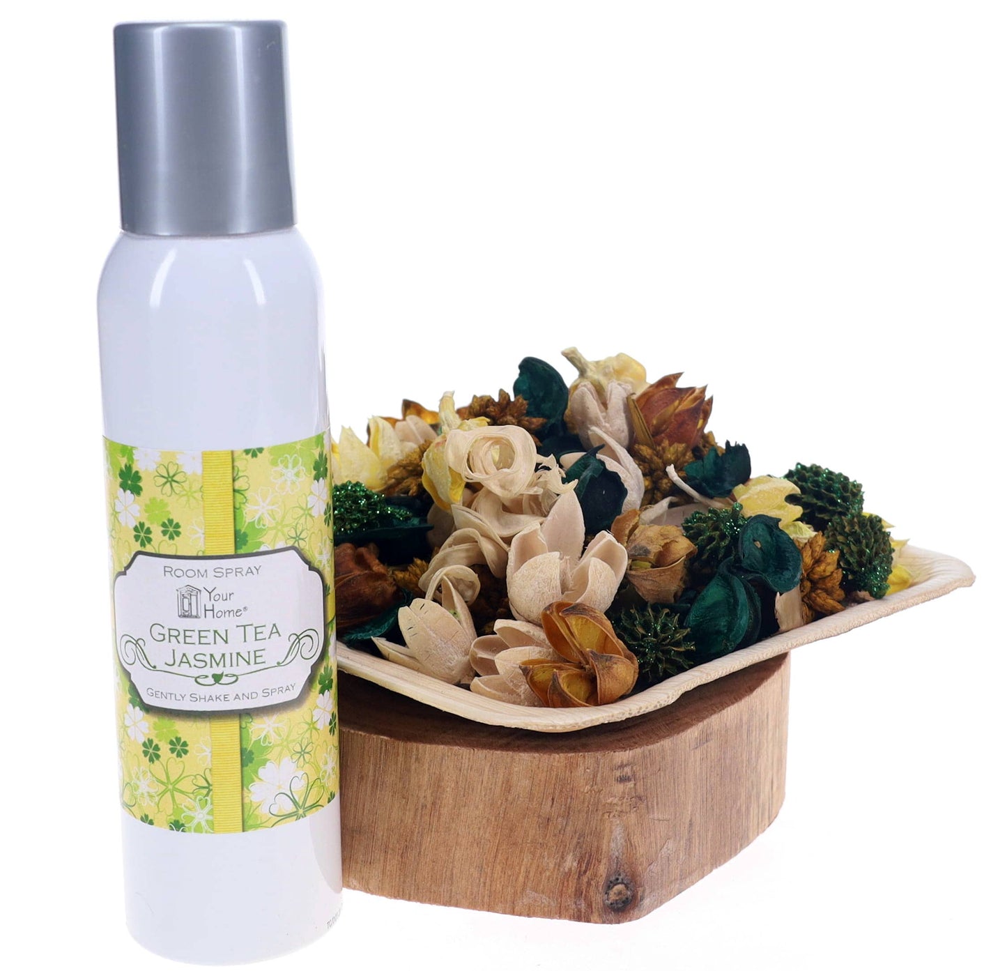 English Garden Decorative Scented Set: Potpourri + Room Spray Seasonal: