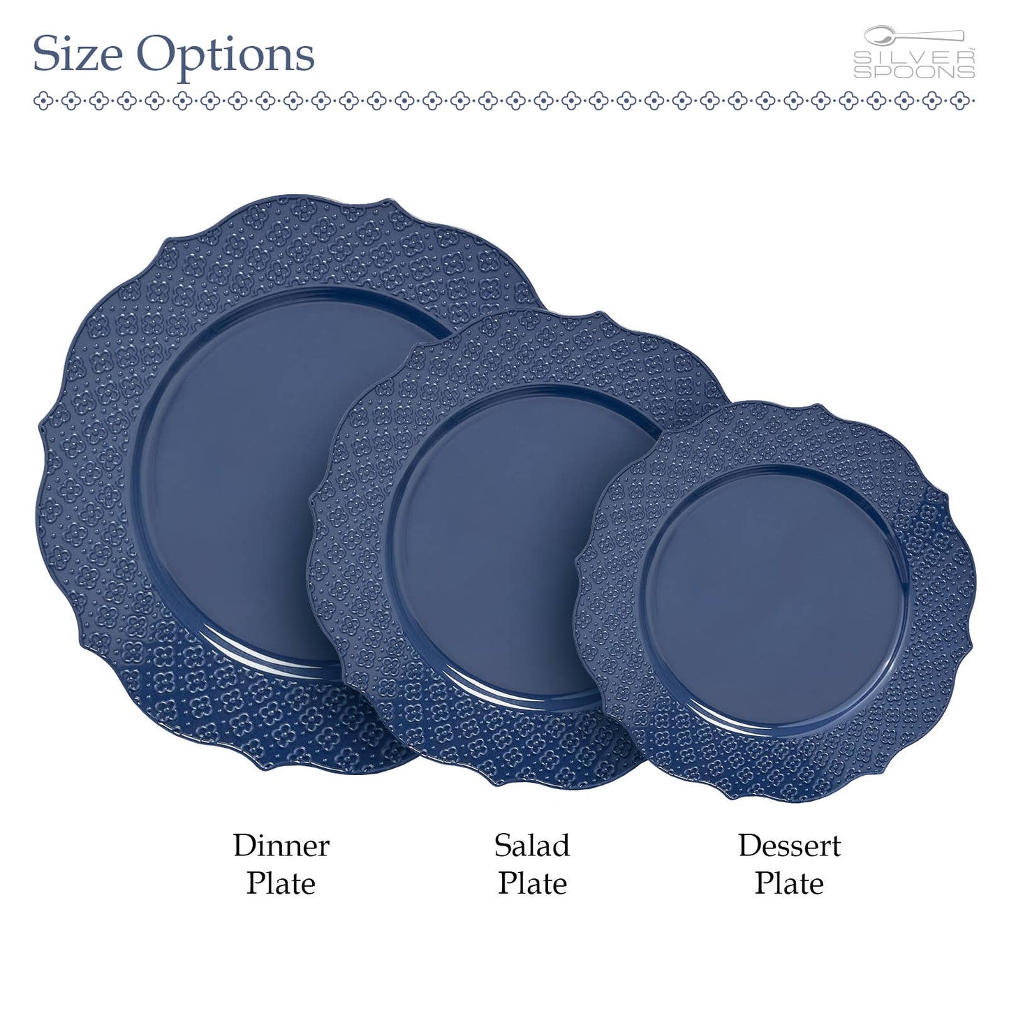 Blue Plates: Dinner Plates