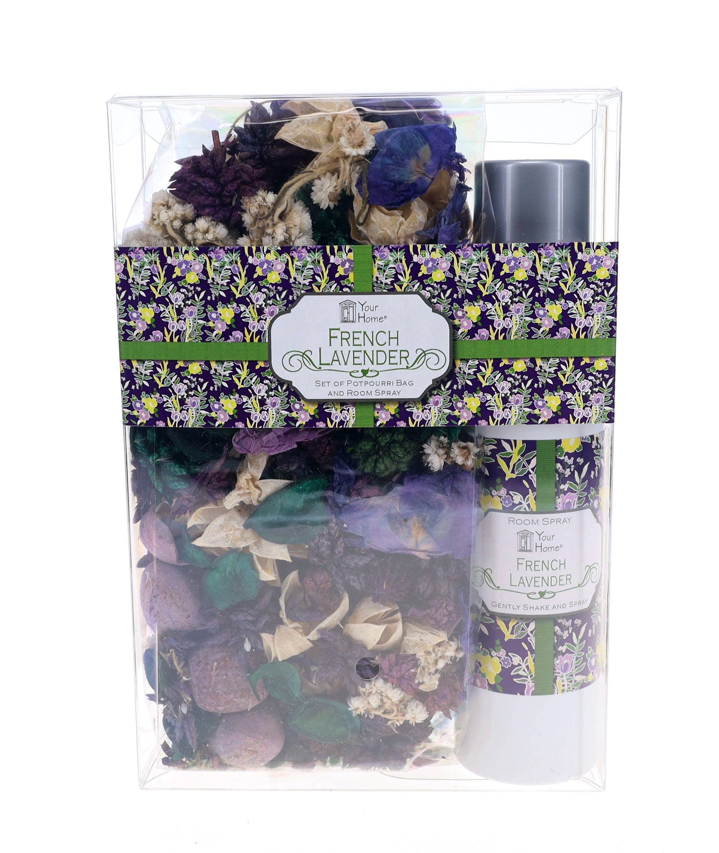 French Lavender Decorative Scented Set: Potpourri + Room Spray Seasonal