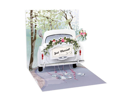 Wedding Car Pop-Up Card