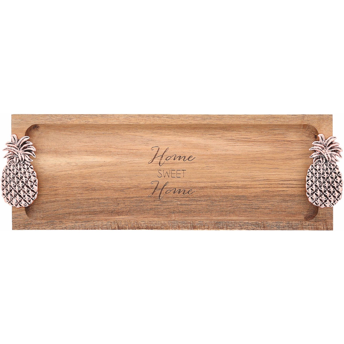 Pineapple Home Sweet Home - 14.25" Acacia Serving Board