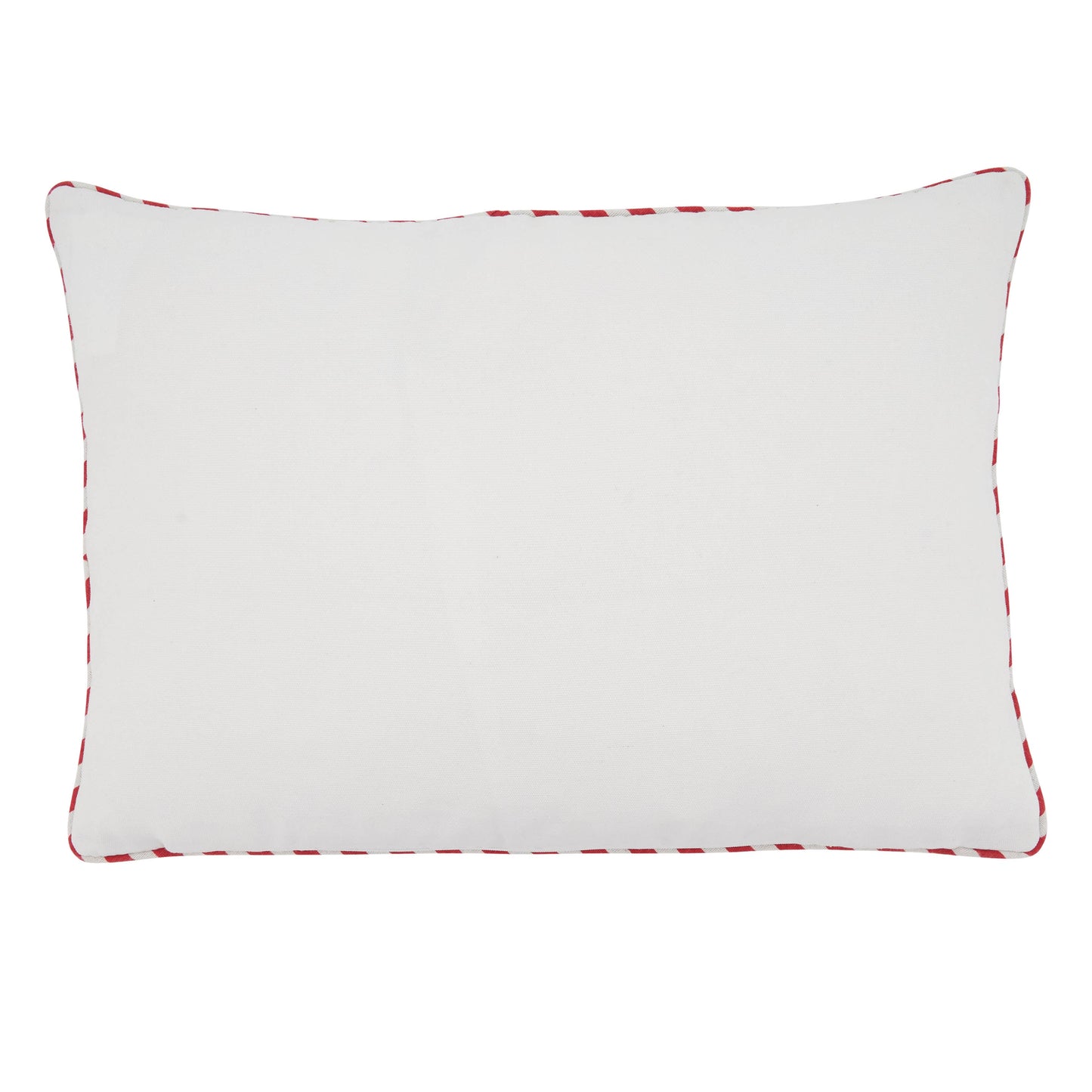 Throw Pillow With Merry Christmas Design: White / Poly Filled / 14"x20"