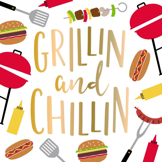 Grillin and Chillin - Foil - 20ct