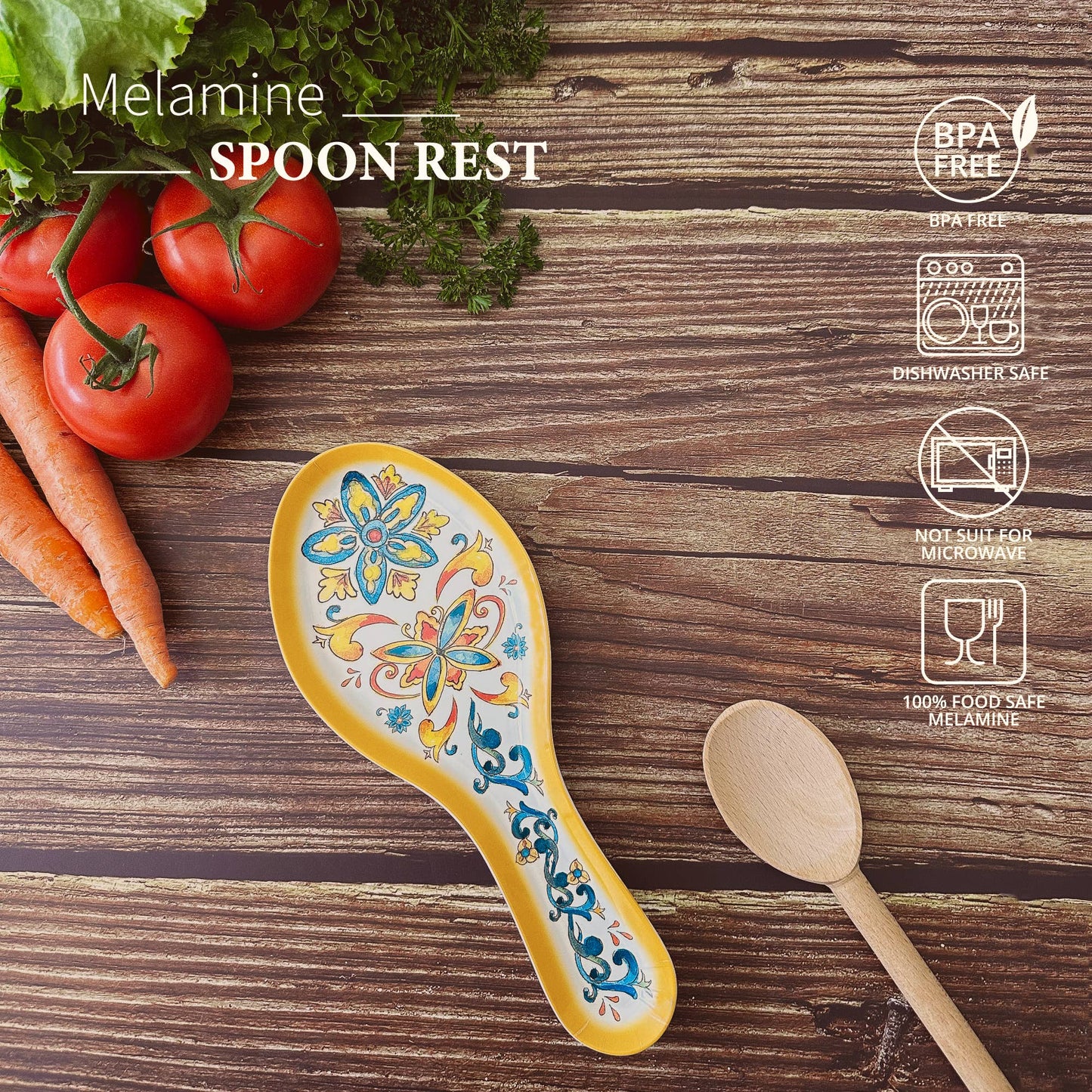 Chianti Melamine Spoon Rest