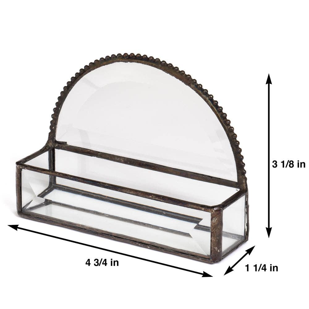Crd 101 Beveled Glass Cardholder