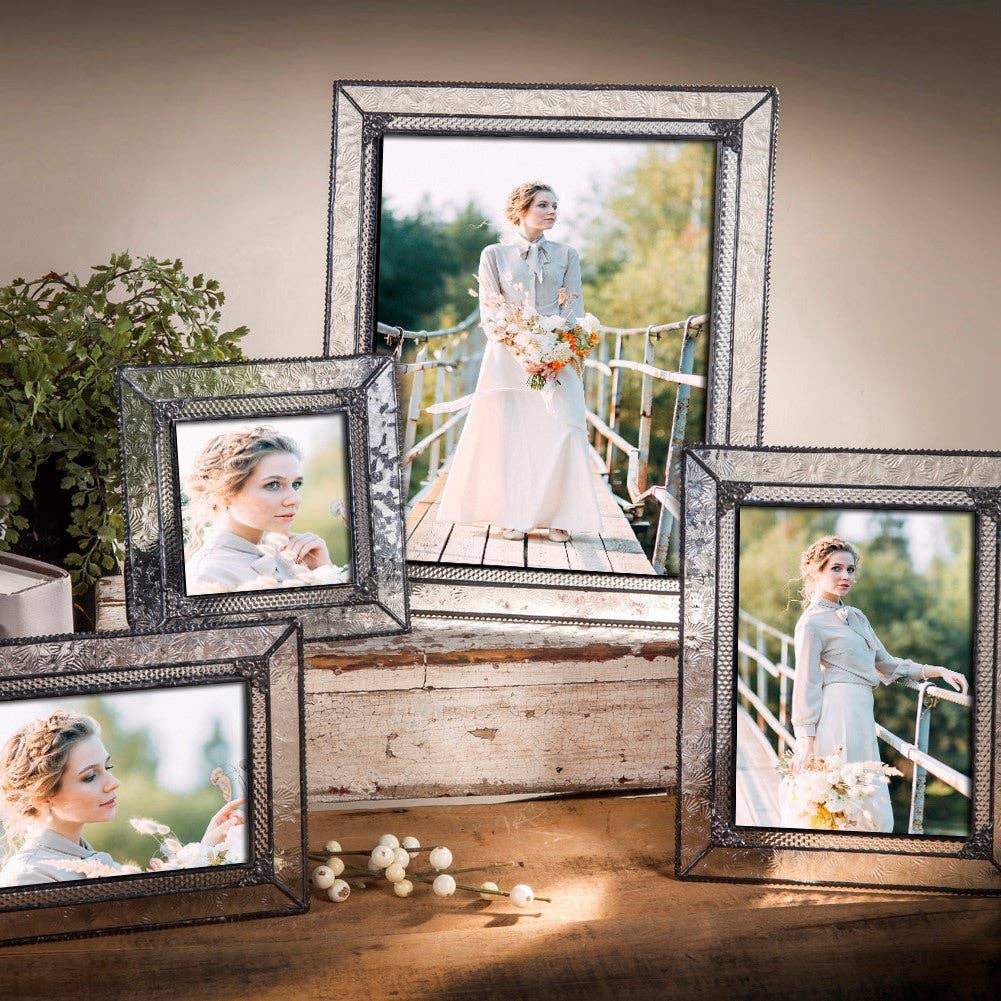 Florentine Vintage Glass Frame 4x4