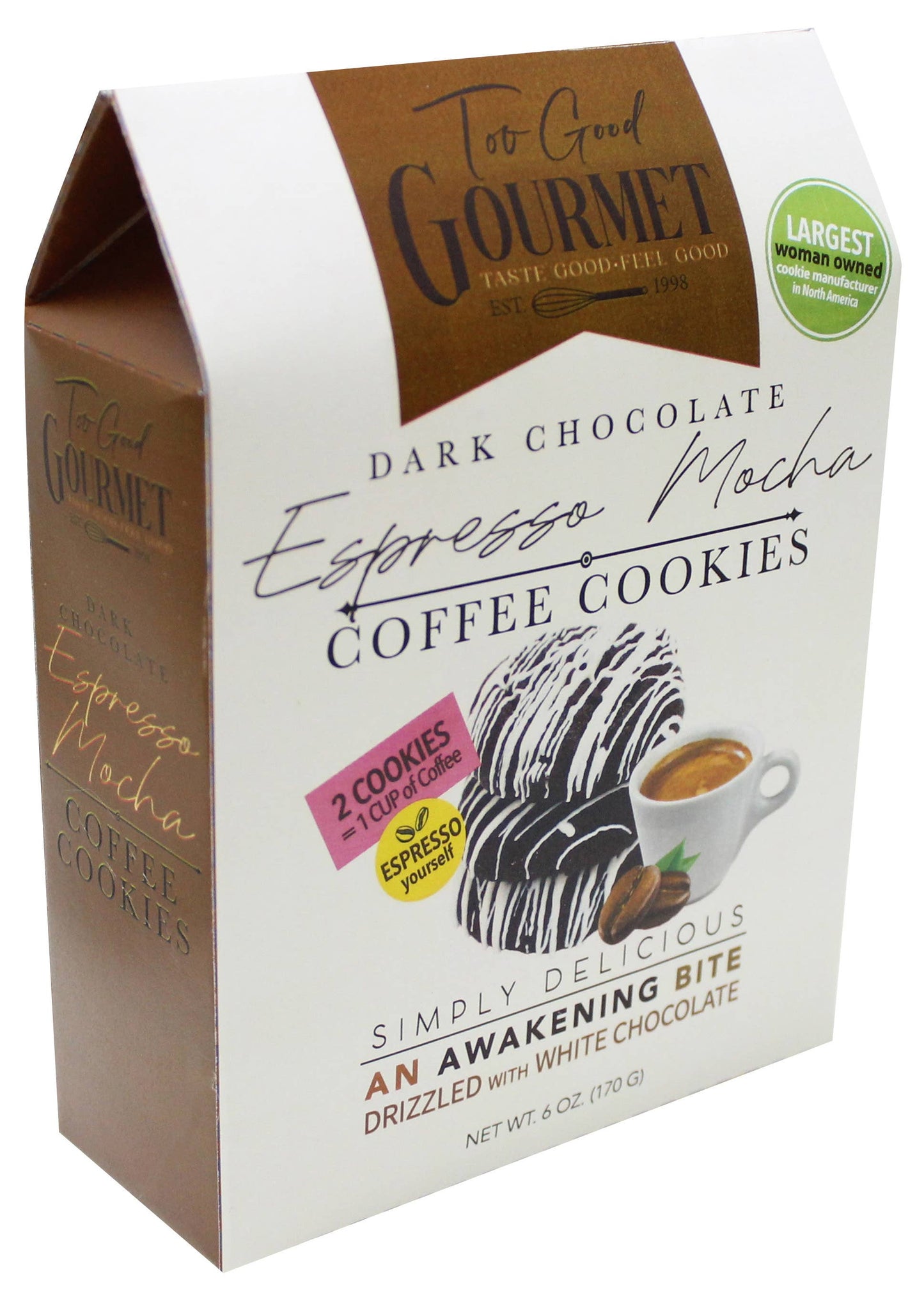 Coffee Lover Cookies – Salted Caramel Mocha & Espresso Mocha: Assortment - 6 of Each