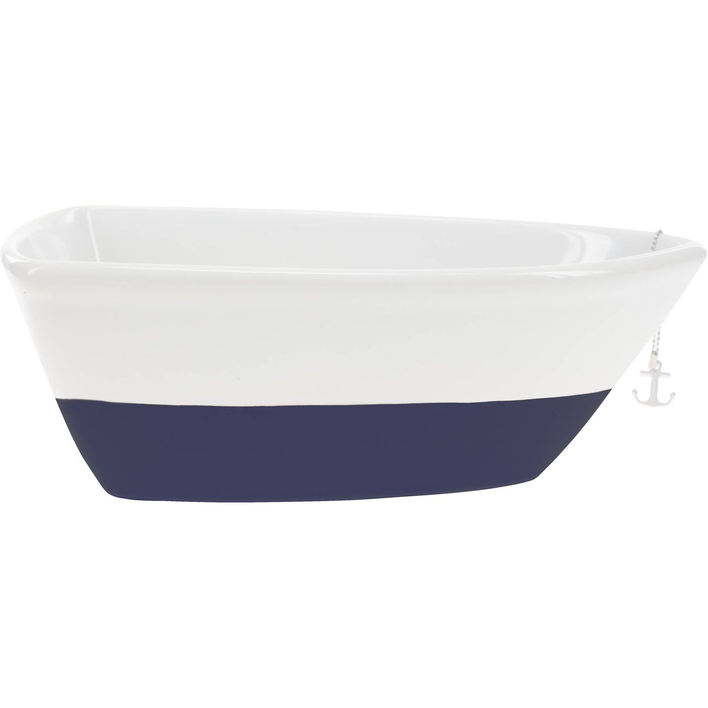 Boat Serving Dish with Oar Home - 7"
