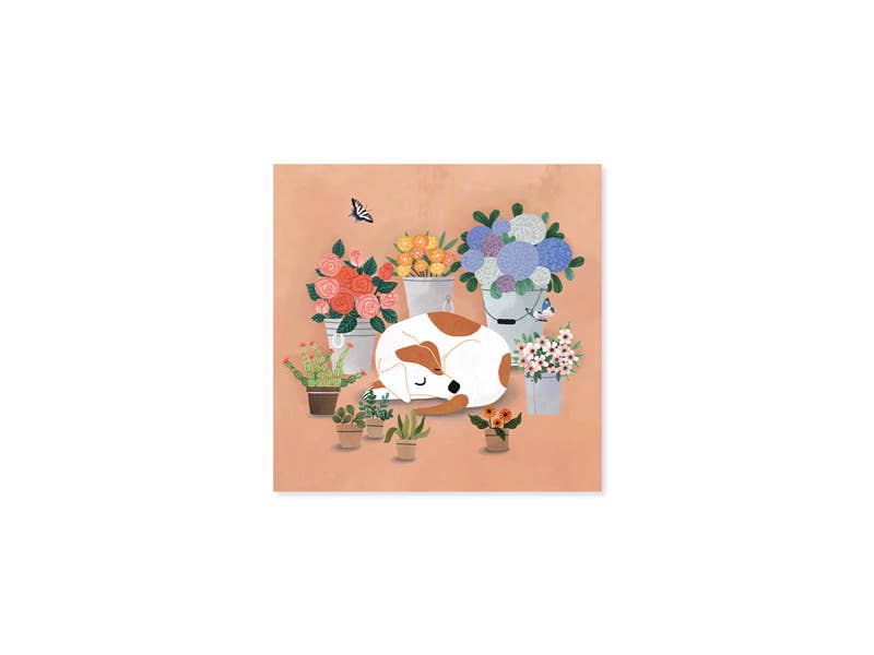 Flower Cart Mini Pop-Up Card