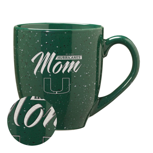 The U Mom 16 oz Team Color Engraved  Mug