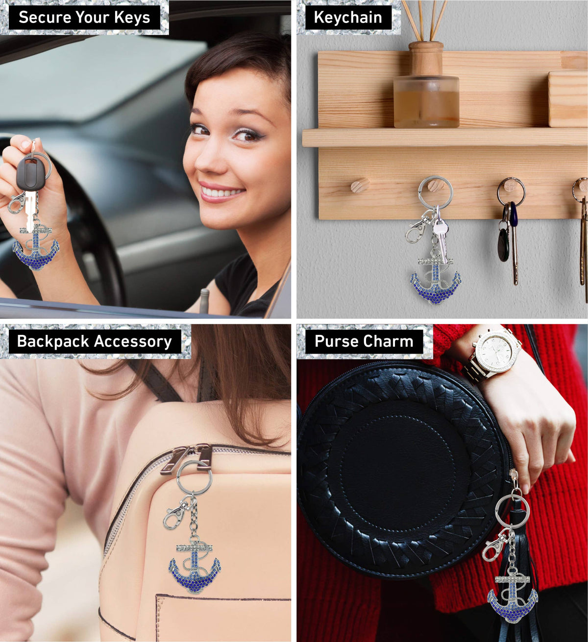 Sparkling Charms - Nautical Anchor