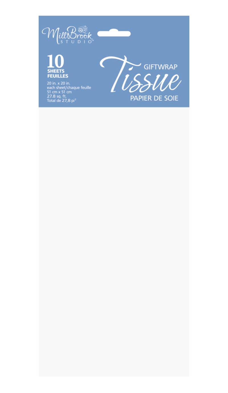 White 10-Sheet Tissue (12pcs) 93001