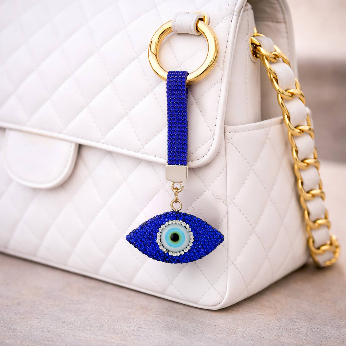 Evil Eye - Gemmed Keychain