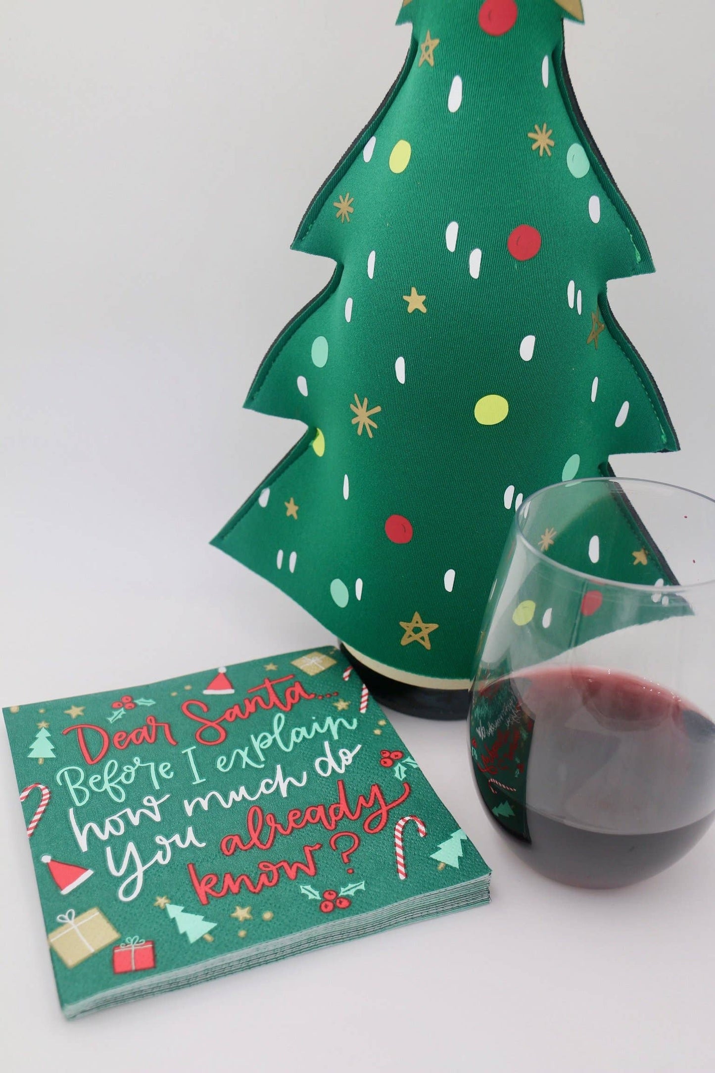 Christmas Funny Cocktail Napkins 20ct | How Much Do You Know: Default Title