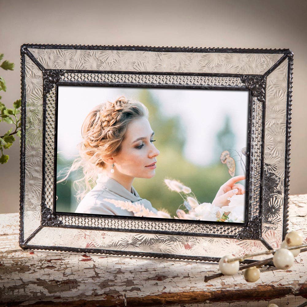 Florentine Vintage Glass Frame 4x4