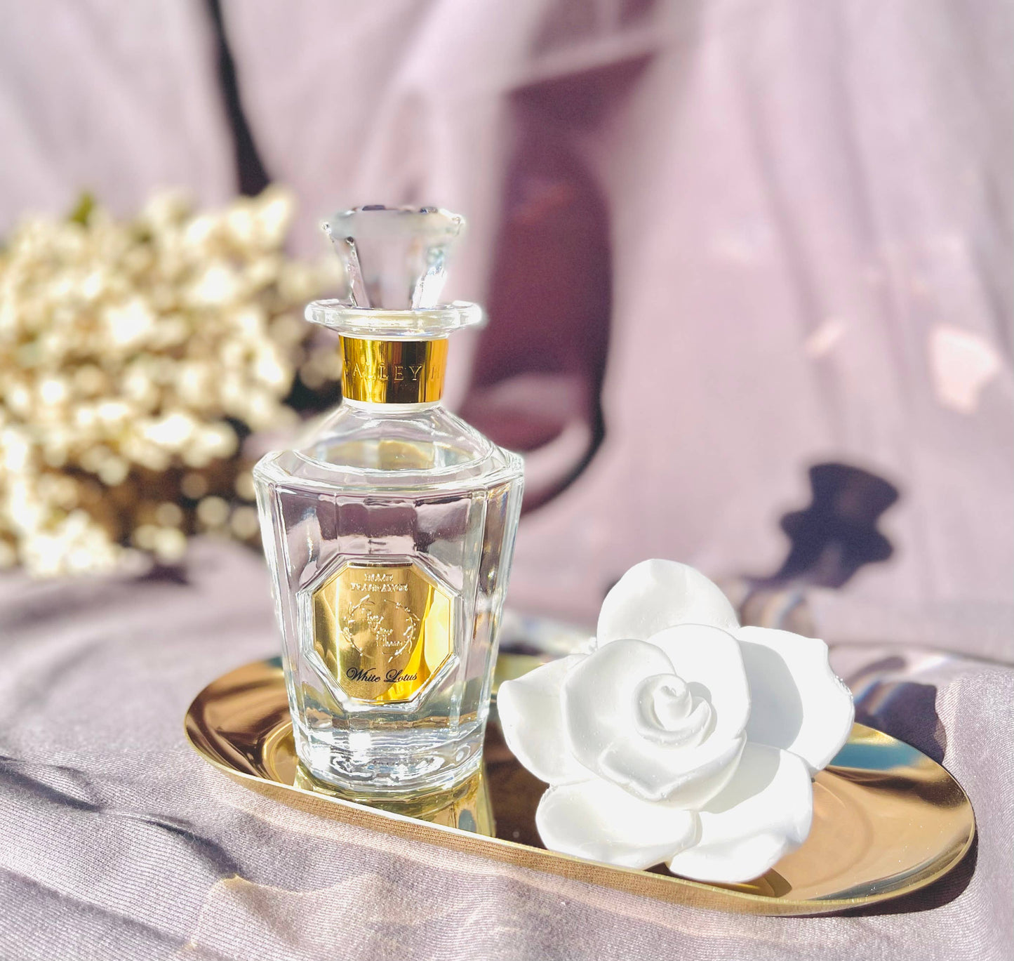 White Lotus Rose Ceramic