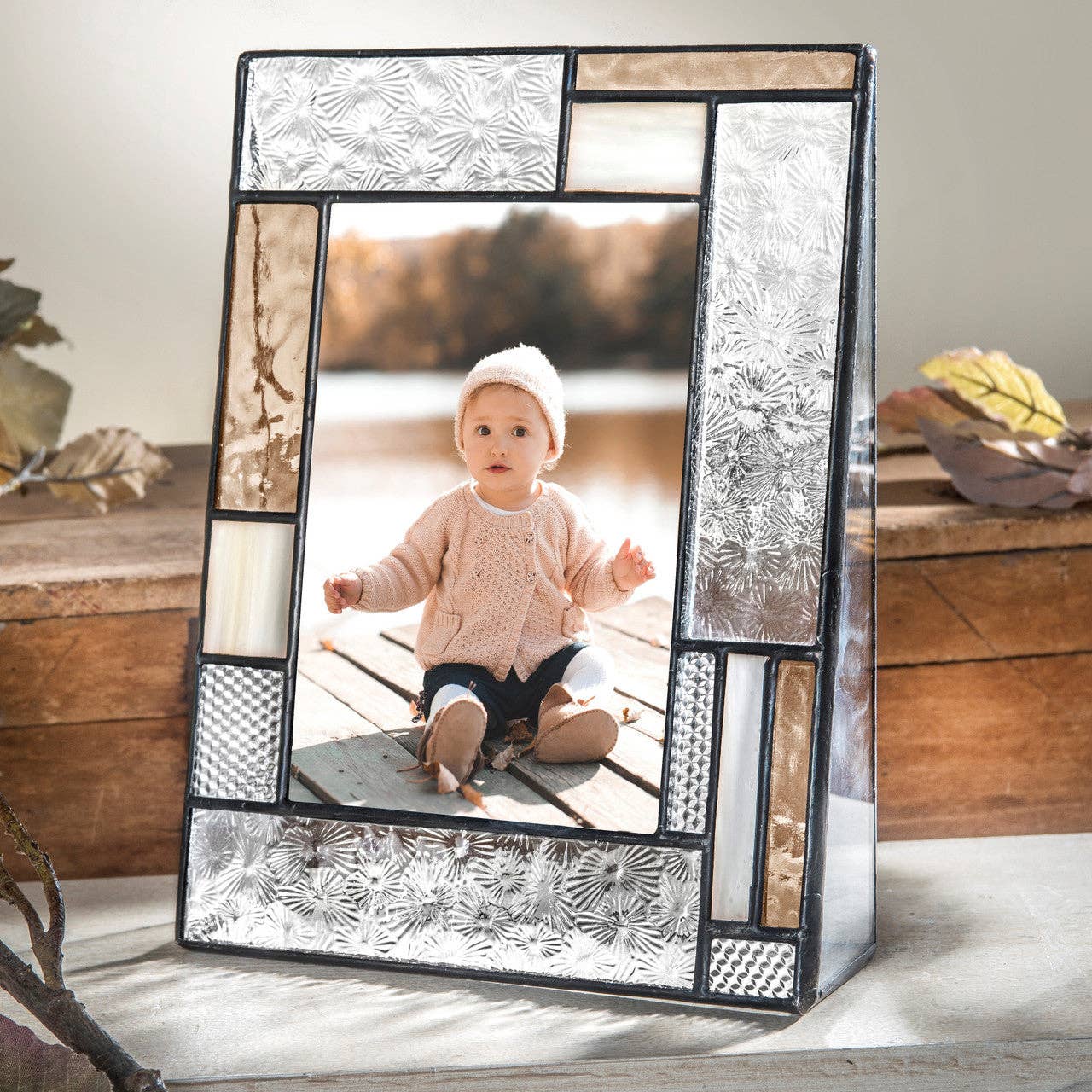 Vintage Glass Frame 4x6 Frame