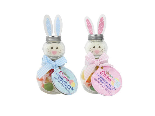 Mini Bunny Jars - Easter Lemonade & Candy Set: Assorted - 6 of Each