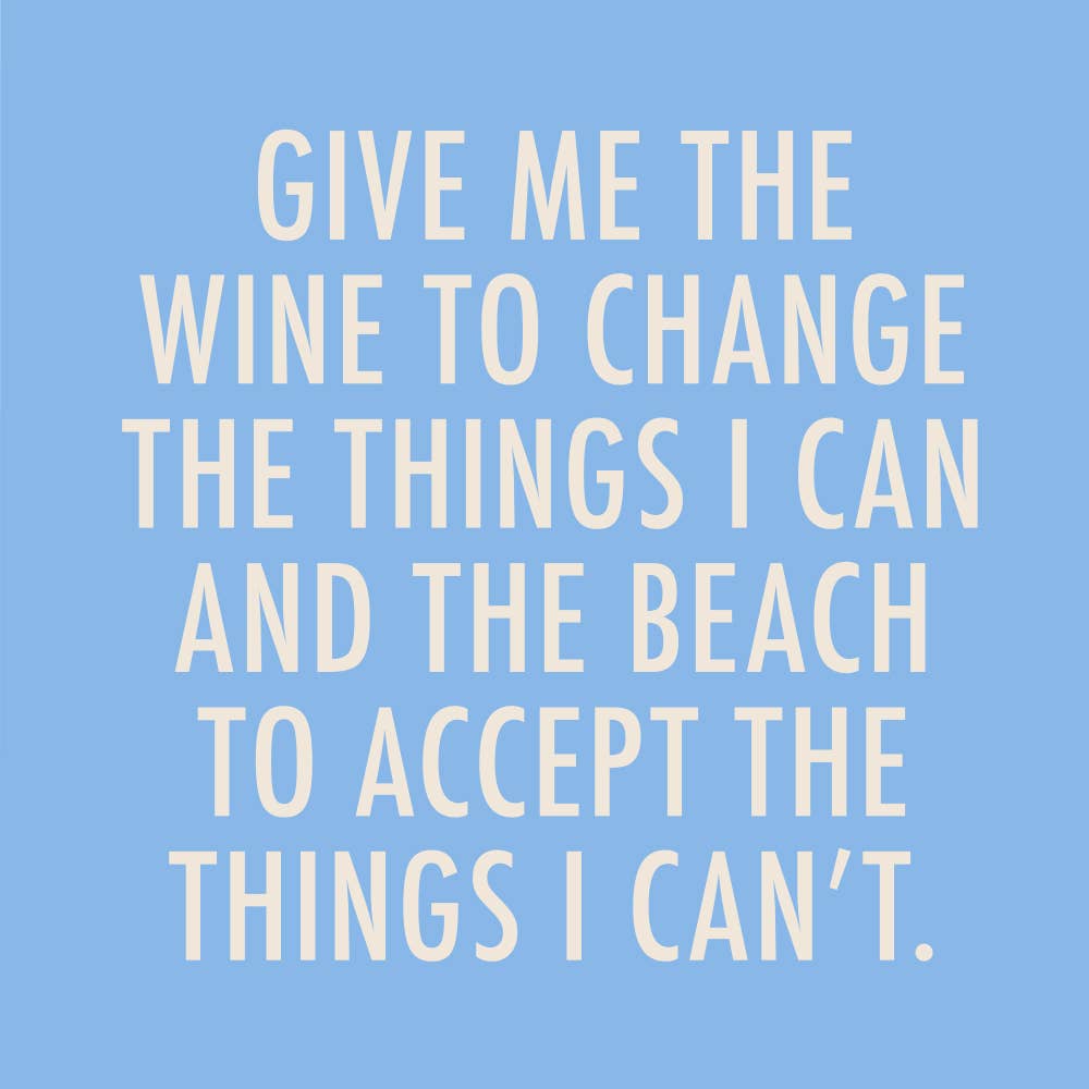 Give Me Wine To Change Cocktail Napkins- 20ct