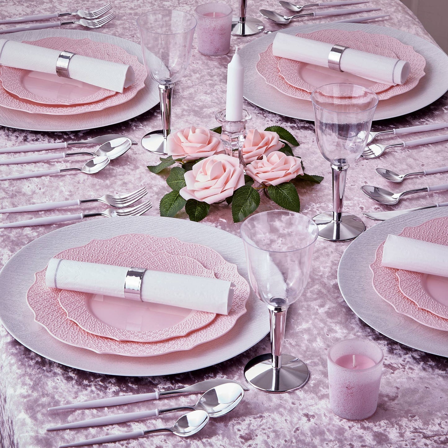 Pink Salad Plates