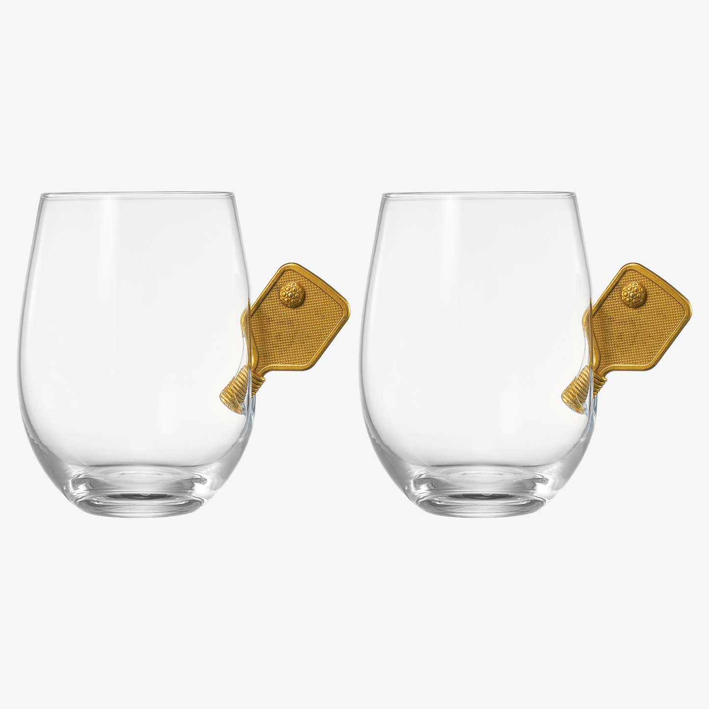 Pickleball Stemless Wine Glasses | Set of 2