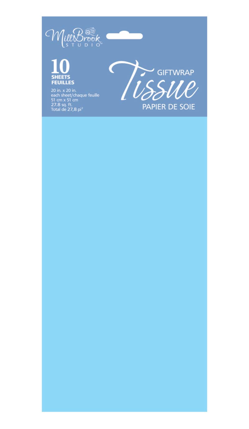 Light Blue 10-Sheet Tissue (12pcs) 93006